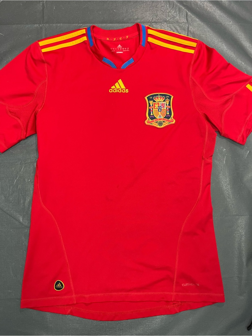 Mens Adidas Spain National Team 2010 2011 Home Soccer Jersey Size Medium